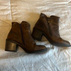 ALDO brown ankle boots
